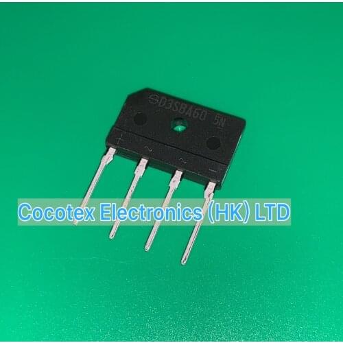 10pcs/lot D3SBA60 DIP4 D3 SBA60 GENERAL PURPOSE RECTIFIERS 600V 4A D3SBA-60