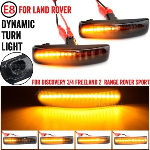 2x LED Side Marker Lamp Repeater Indicator Light For Rover Sport L320 Land Rover LR2 Freeland 2 L359 LR3 LR4 Discovery 3/4 L319