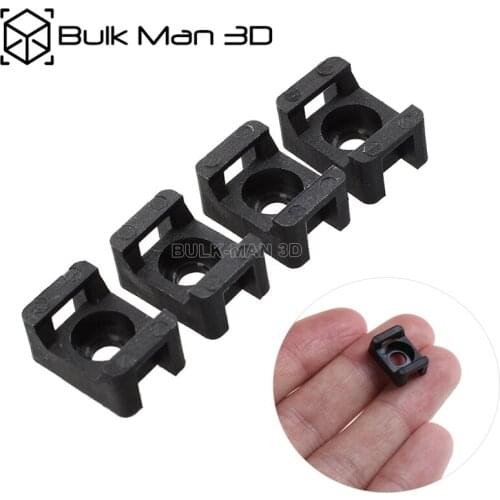 20pcs/Lot Cable Saddle Cable Tie Holders for the Cables on V-Slot / Plates
