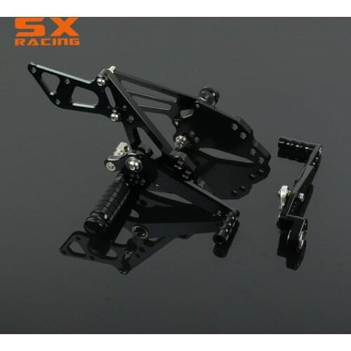 Motorcycle Aluminum adjustable Billet Foot Pegs Foot Pedals Rest For SUZUKI GSXR600 GSXR750 GSX 600 GSXR 750 2011-2014