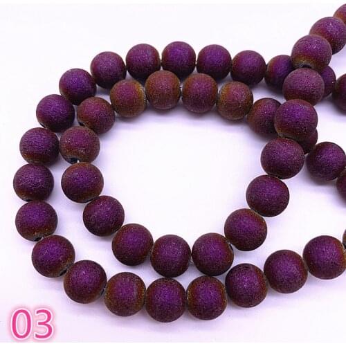 Wholesale 6/8mm Frosted Matt Austrian Crystal Beads High Quality Glass Loose Beads Handmade DIY Jewelry Making For Bracelet #03