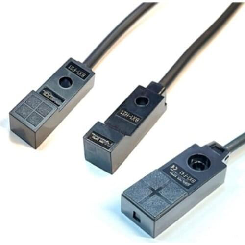 2PCS Proximity switch sensor three wire NPN normally open normally closed 24V inductive limit metal induction miniature square