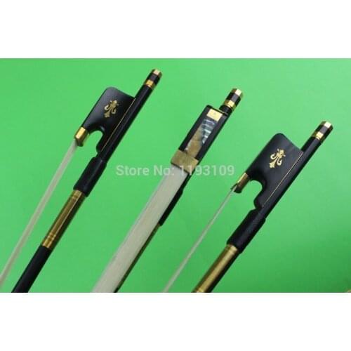 Hot sale new Carbon fiber cello bow 4/4, professional bow white horse hair Free Shipping