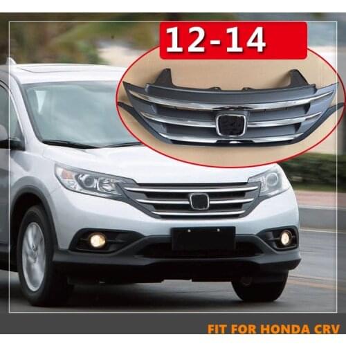 Good Quality ABS Front Middle Grille Racing Grill Front Bumper Grill For Honda CRV CR-V 2012 2013 2014