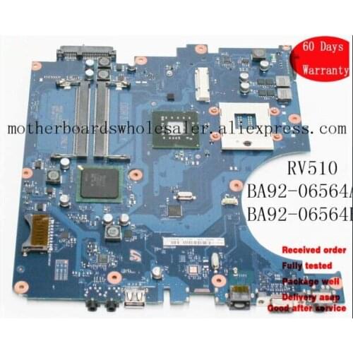 Changing motherboard For Samsung NP-RV510 RV510 Workig Laptop Motherboard BA92-06564A BA92-06564B BA41-01323A Tested