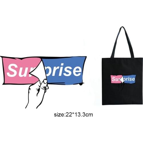 Fashion Letter Patches Hot Heat Transfer Cloth Printing Sticker DIY Iron On Clothing Bag Shoes Customization Logo