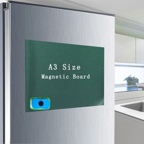 Greenboard Magnetic Soft Whiteboard Writing Blackboard on The Wall Memo Message Fridge Sticker To Do List Chalk Board for Kids