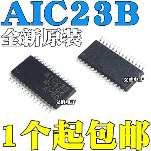 New and original TLV320AIC23BPWR TLV320AIC23BIPWR AIC23B TSSOP28 Encapsulation TSSOP - 28 audio interface chip, audio encoding a