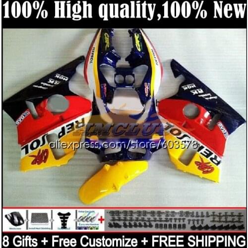 CBR400RR NC29 For HONDA CBR400 RR 94 95 96 97 98 99 33CL.38 CBR 400 RR 400RR 1994 1995 1996 1997 1998 1999 Fairing Repsol blue