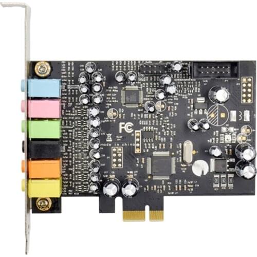 PCI-E HD Audio 7.1 Channel Built-in 7.1CH Electronic Equipment High-Fidelity Sound Card for PC
