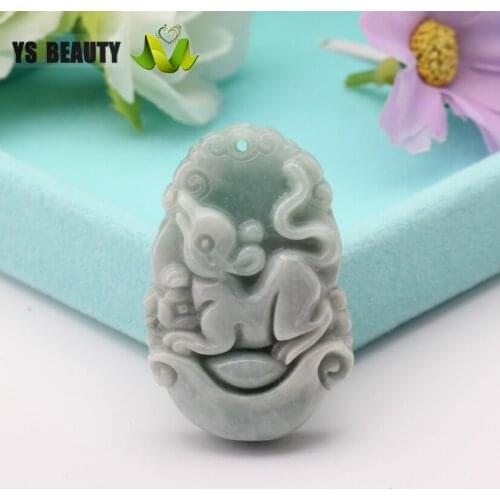 Chinese ethnic style jade zodiac pendant jade pendant of Chinese traditional culture amulet jade pendant Prayers for good luck