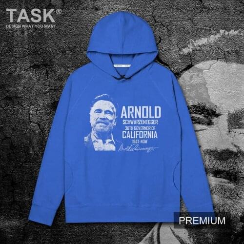 Celebrity Arnold Schwarzenegger United States Governor of california actor Terminator cotton casual long sleeve hoodie sweatshir
