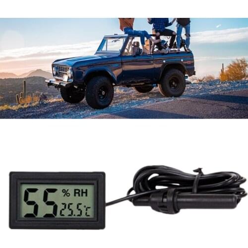 LED Digital Thermometer Temperature Sensor TPM-10 FY-10 2M-3M-5M 5V 12V Detector for Car Indoor Baby Bath Incubator