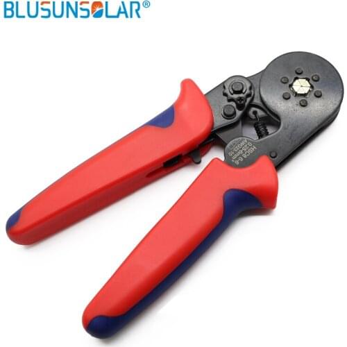 High quality HSC8 6 6 Cable End-sleeves Crimping Plier Self Adjusting Ratcheting Ferrule Crimper 0.25-6.0mm2(24-10 AWG)