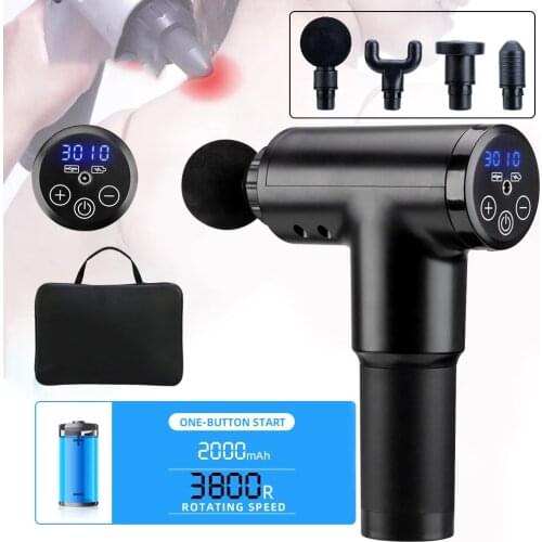 High Speed Vibration Massager Thera Gun High Power Muscle Massage Gun After Fitness Decompose Lactic Acid Relief Pain Relax Body