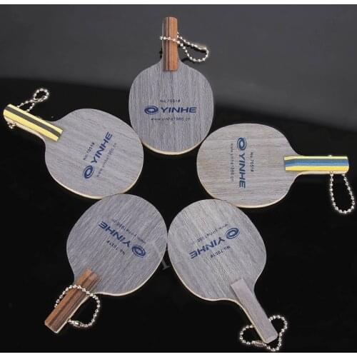 1pcs Yinhe mini table tennis blade 7051 signature backpack pendant keychain ping pong bat accessories