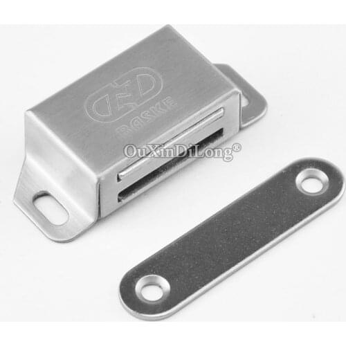 High Quality 10PCS Stainless Steel Powerful Magnetic Door Catches For Kitchen Wardrobe Latch Cabinet Cupboard