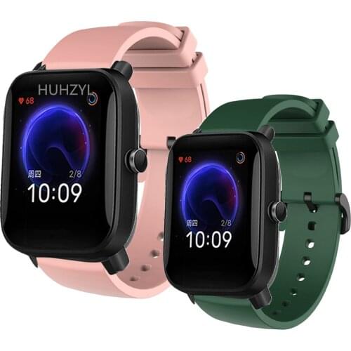 10 colors Soft Silicone Strap for Amazfit Bip U Pro Smart Wristband for Huami Amazfit GTS2 2e Mini Wrist Strap Bracelet