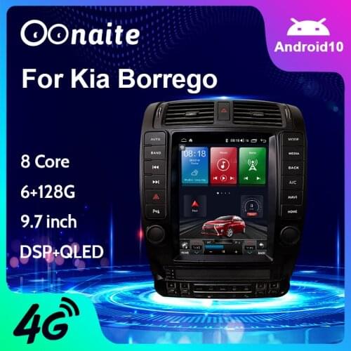Oonaite Android 10.0 car radio GPS navigation WiFi CarPlay multimedia player for Kia Borrego 2008-2012 DSP RDS IPS NO DVD 2din