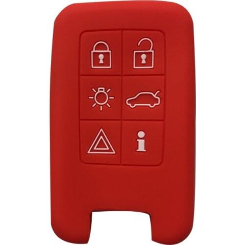 Remote Car Key Cover Case For Volvo 5/6 Buttons S60L S80L XC60 S70 S80 S90 XC70 V40 V50 V60 C30 V70 Smart Key Shell Accessories