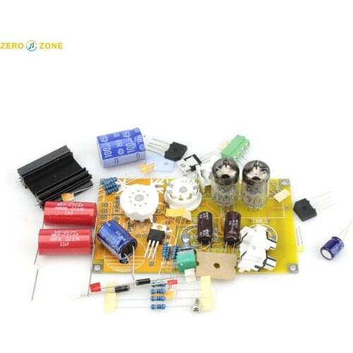 GZLOZONE PRT-01A-6J1 tube amplifier DIY kit preamp Stereo Vacuum Tubes installation parts