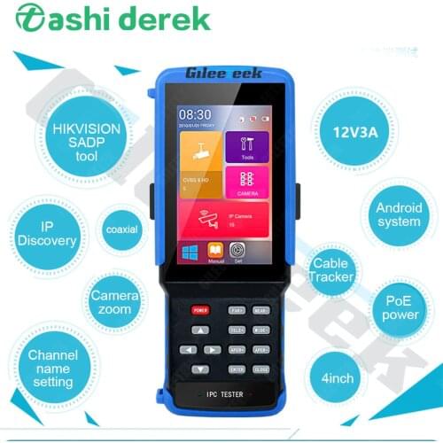 IP Camera Tester Network Cable Tdr Test Cctv Camera Tester Cvbs 4k H.265 IPC9310 8mp Tvi Cvi Ahd In One Smart CCTV Monitor Ptz