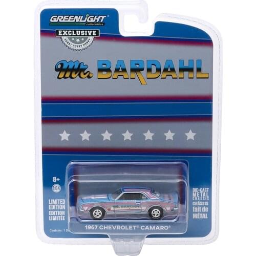 GreenLight Car 1/64 1967 Chevrolets Camaro Collection Metal Die-cast Simulation Model Cars Toys