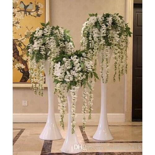 2017 Hot Sale Silk Flower Artificial Flower Wisteria Vine Rattan For Valentines Day Home Garden Hotel Wedding Decoration