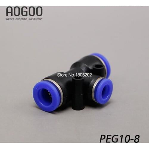 10PCS/LOT Pneumatic fittings Quick Push in 10mm-8mm Change Diameter Connector PG10-08/G10-8