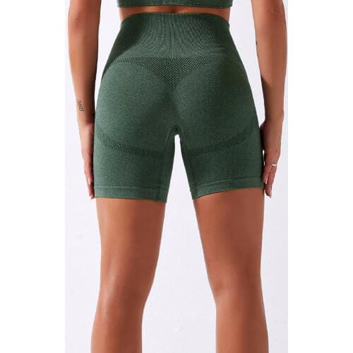 Sexy Booty Shorts Women Push Up High Waist Workout Shorts Sexy Seamless Summer Running Gym Shorts Breathable Quick-dry