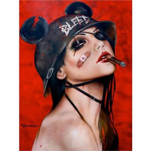 High quality Oil painting Canvas Reproductions Bleed for Me by Brian M.Viveros Painting hand painted