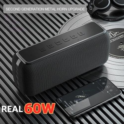 XDOBO X8 60W Bluetooth Speaker Voice Assistant Column Portable Speaker with Deep Bass Soundbar subwoofer IPX5 Type-c Waterproof