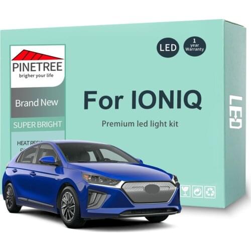 13Pcs Led Interior Light Kit For Hyundai IONIQ 2016 2017 2018 2019 2020 LED Bulbs Dome Map Reading Canbus