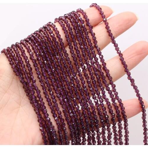 2pcs/lot Natural Agates Stone Bead Section Round Small Loose Beads for Jewelry Making DIY Bracelet Necklace Wholesale Size 3mm