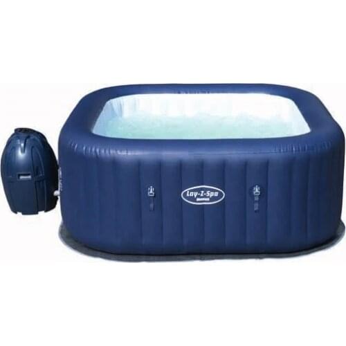 54154 BestWay 180x180x71cm Square Inflatable Hawai SPA Heating Swimming Pool for Family 71x71x28" Lay-Z-Spa Inflatable SPA