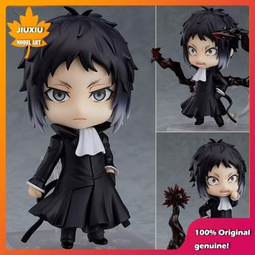 Bungo Stray Dogs Ryunosuke Akutagawa Q version figma PVC Action Figure Anime Figure Model Toys Figure Collection Doll Gift