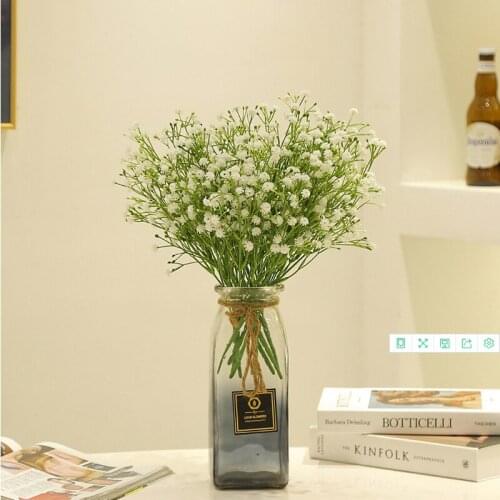 1pc Artificial Babys Breath Flower Gypsophila Fake Silicone plant for Wedding Home Hotel Party Decoration