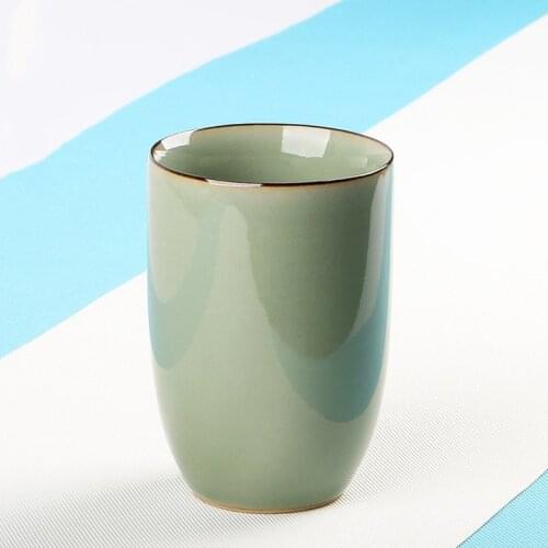 Ceramic Mug Porcelain Tea Cup Coffee Mug Teaware Kung Fu Tea Cup Set Creative Household Japanese Style Celadon Four-color Cup