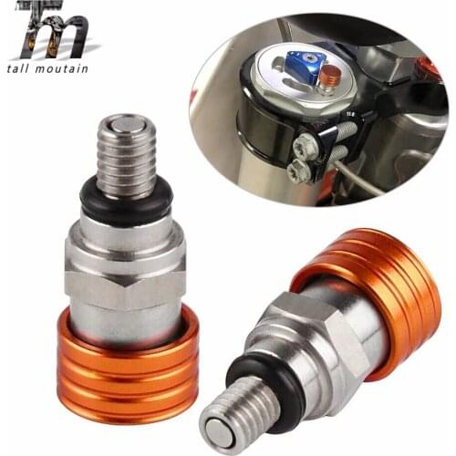 M5x0.8 Fork Air Pressure Bleeder Valve For Yamaha YZ85 YZ125 YZ250 YZ250F YZ450F WR250R/F WR400F WR426F WR450F TTR230 250 TTR225