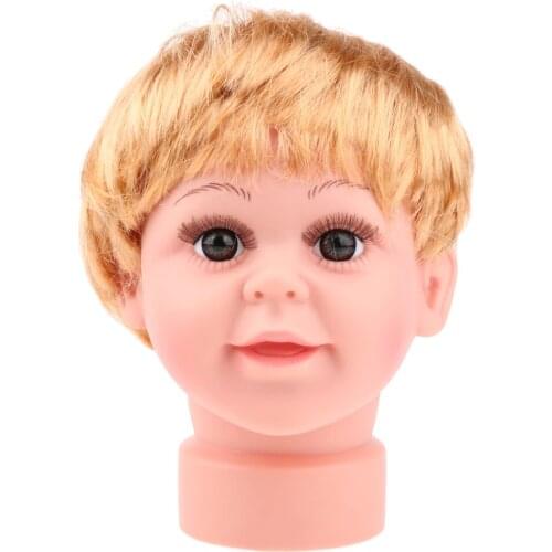 Baby Child Kid Mannequin Head Model for Hats Caps Wigs Sunglasses Display High Quality Child Head Display Baby Cute