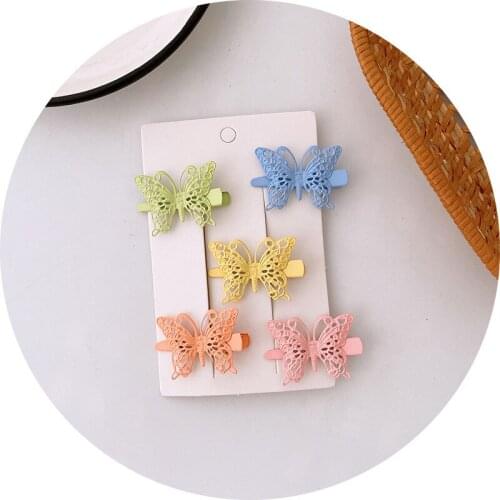 Baby Girls Multi-shape Cute Hair Clips Frosted Hairpin Hair Accessories for Toddlers Kids SANA889