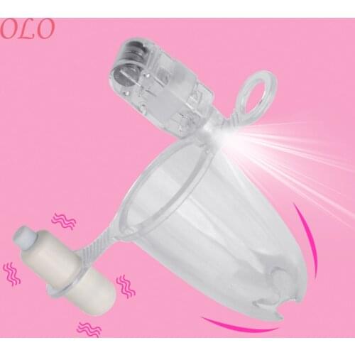 OLO Vaginal Dilator Medical Themed Sex Toys Colposcopy Speculum Adult Genitals 2 Pieces with Lighting Vaginal Speculum Vibrator