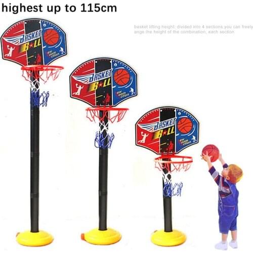 Mini Childrens Basketball Stand Portable Basket Rack Adjustable Plastic Hanging Basketball Hoop Childrens Basketball Toys Set