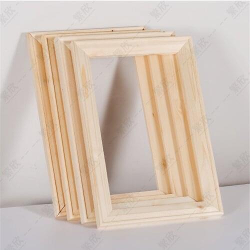 Natural Wood Frame For Canvas Oil Painting Factory Price Wood Frame For Canvas Oil Painting Nature Diy Frame Picture Inner Frame