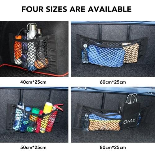Car Trunk Storage Bag Organizer Seat Back Mesh Net For Citroen C4 Picasso C4L C2 C3 C5 C6 C8 Berlingo DS5