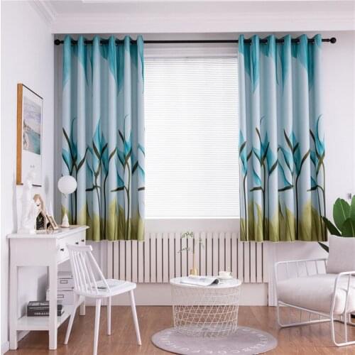 Modern Blackout Curtains For Living Room Window For Bedroom Curtains Fabrics Ready Made Finished Drapes Blinds Tend