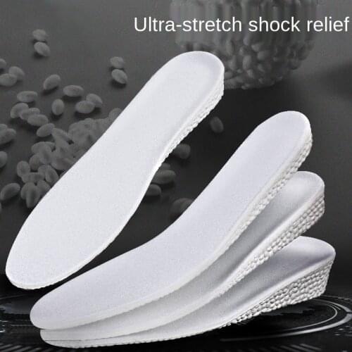 Increased inner insoles, mens sports, increased shock absorption, womens breathable soft high elastic invisible pad