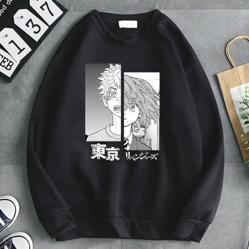 Hoodies Tokyo Revengers Tachibana Hinata Anime Print Man Hoodie Big Size Casual Male Sweatshirt Korean Famous Brand Mens Hoody