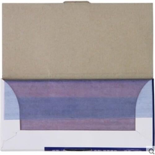 100pcs/box 9370 48K 8.5cmX18.5cm Blue Carbon Stencil Transfer Paper Double Sided Hand Pro Copier Tracing Hectograph Repro