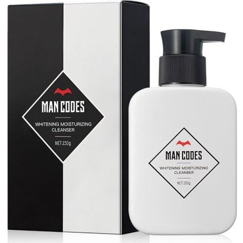 150ml Mens facial cleanser, moisturizing whitening oil control moisturizing gentle and non-irritating